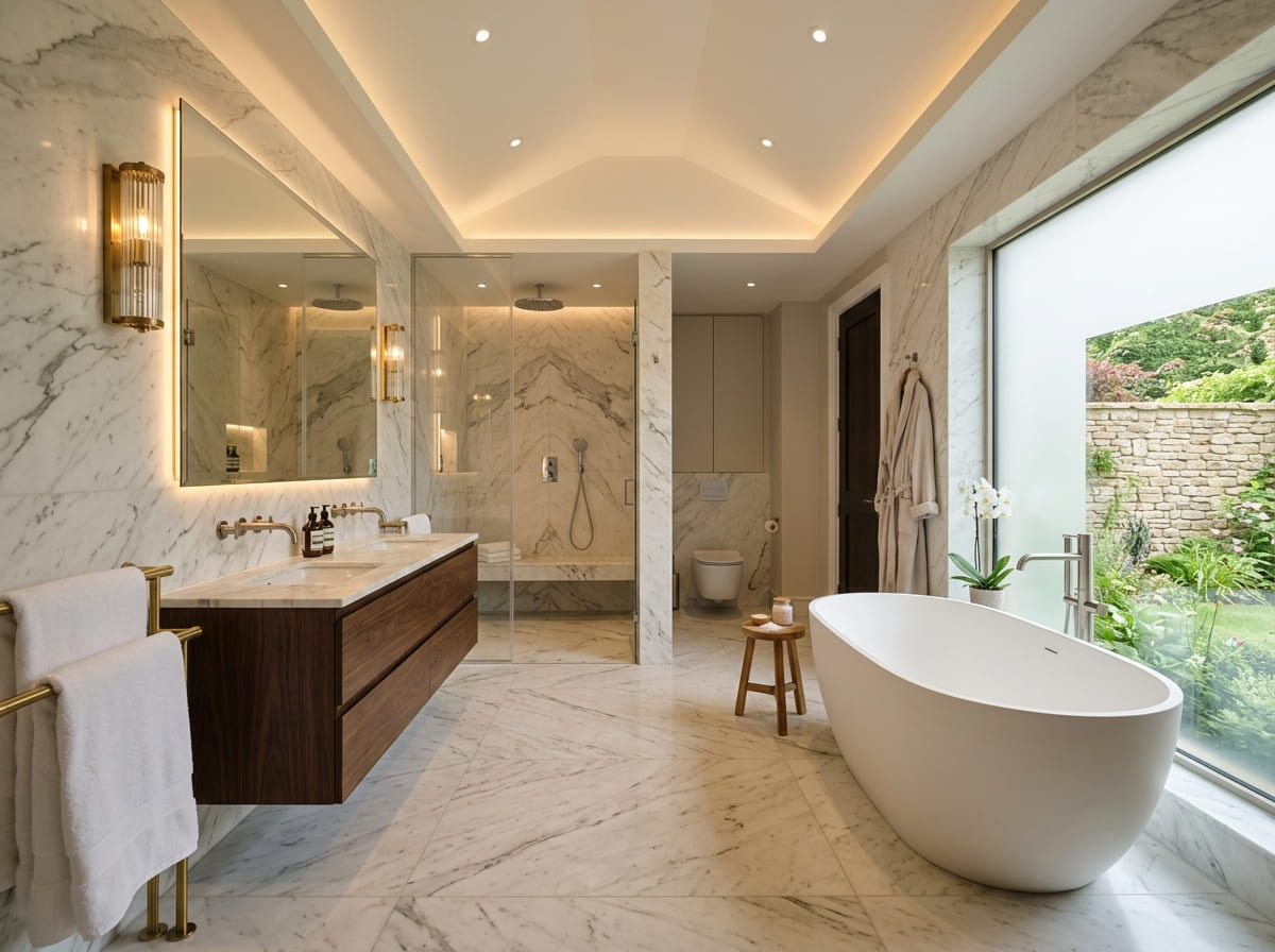 Custom Bathroom Renovation in Halls