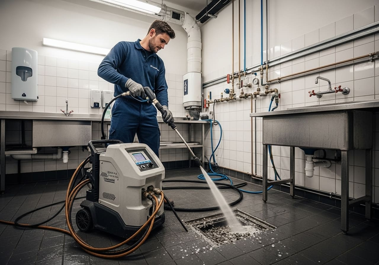 Professional Drain Cleaning in Halls